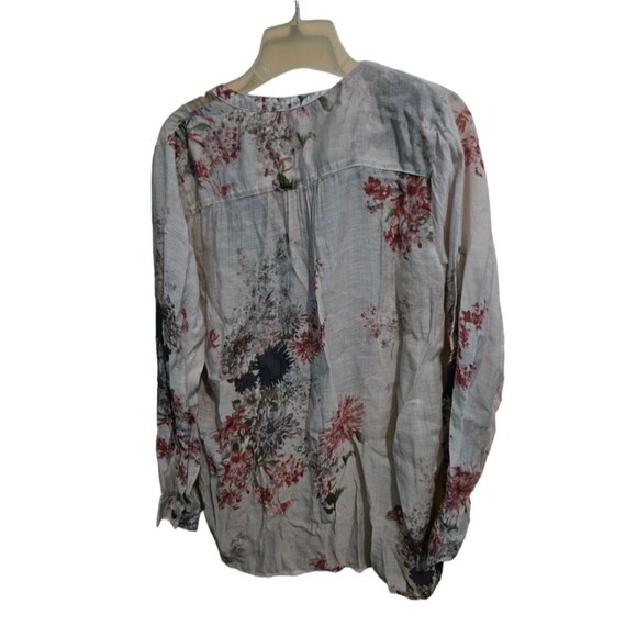 Soft Surroundings Victorian Floral Velvet Silk Boho Aria Tunic Bibbed He… - Picture 6 of 7